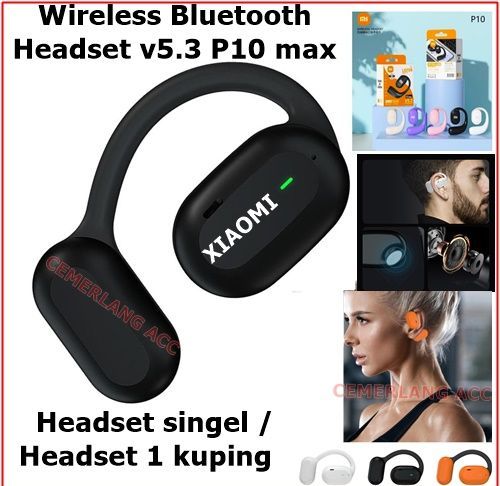 MI P10 Xiaomi Wireless Bluetooth Headset Max Earphone Bass