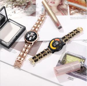 Metal wrist strap For Huawei Watch GT 5  GT 4 46mm wristband Metal Leather Loop Bracelet Strap huawei watch gt5 Gt 4 smart watch band