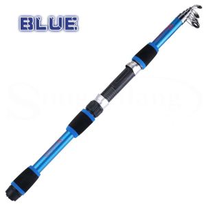 Joran Pancing Serat Kaca Tongkat Memancing Berputar 1.8M/59ft Untuk Perjalanan Luar Ruangan Bass Karper Pesca