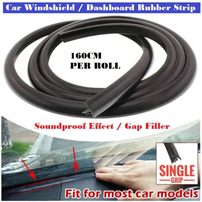 Car Windshield Rubber Seal Strip Car Dashboard Seal Rubber Windscreen Window Glass Rubber Protector Car Soundproof Sound Proof Insulation Getah Cermin Dashboard Getah Kedap Bunyi Kereta Axia Myvi Saga Persona bezza aruz viva kenari kelisa alza wira kancil