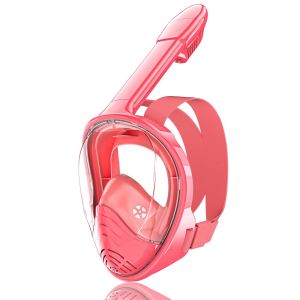 ADREE Anti-Fog Kids Full Face Snorkel Wide View Anti-Leak Snorkeling Swimming Panoramic Children Swimming For Kids