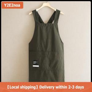 【Local shipping】 Cooking Kitchen Aprons Breathable Wear Resistant Adult Waist Aprons Anti Fouling Soft Restaurant Work Clothes Home