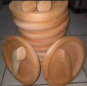COBEK KAYU + ULEKAN KAYU UKURAN BESAR