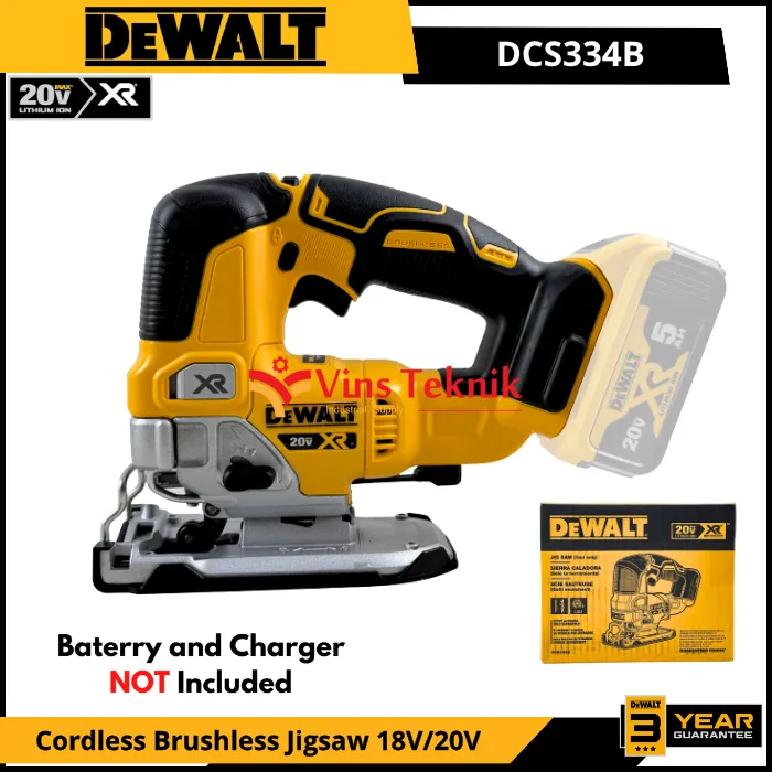 Dcs334 20v Dewalt 20v Xr Brushless Jigsaw DEWALT DCS334B Mesin