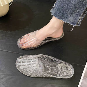 [Free Shipping] 2026 New Transparent Crystal WomenS Slippers Suitable For Both Indoor And Outdoor Wear Featuring A Non-Slip And Wear-Resistant Design And A Casual And Fashionable Style