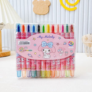 12 Colors Twistables Crayons Cute Character Twistable Rolling Crayon Best Gifts For Kids Drawing Supplies