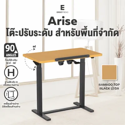 Arise Adjustable Desk โต๊ะทำงานปรับระดับขนาดเล็ก