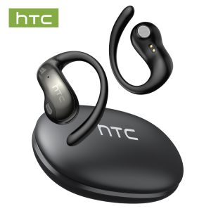 HTC NE19 Non In Ear Bluetooth Sport 6.0 Earphones Intelligent Noise Reduction  40 Hour Playback Time  13.4mm Speaker  Sweatproof and Waterproof for Sports  Type-C Charging High fidelity stereo headphones