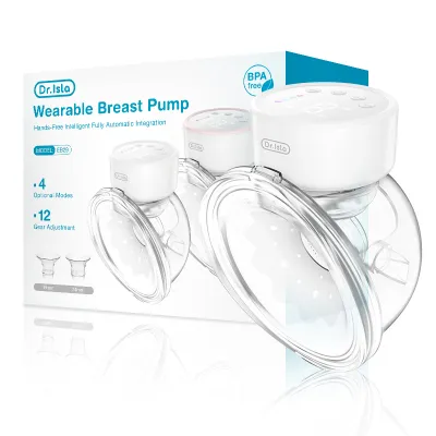 Dr.isla Ultra-Silence Electric Breast Pump with Touchscreen Control Rechargeable Hands-Free for Lactation Support BPA-Free EB29/EB50