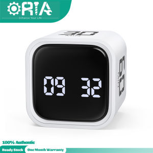 ตัวจับเวลาแบบหมุนนาฬิกาดิจิตอลอัตโนมัติ5/10/30/60นาทีและตัวจับเวลาการนับถอยหลังแบบกำหนดเองแบบชาร์จไฟได้พร้อมตัวบอกปริมาณการเตือนภัยที่ปรับได้สำหรับงานเด็กทำงานการเรียนทำอาหารในครัว