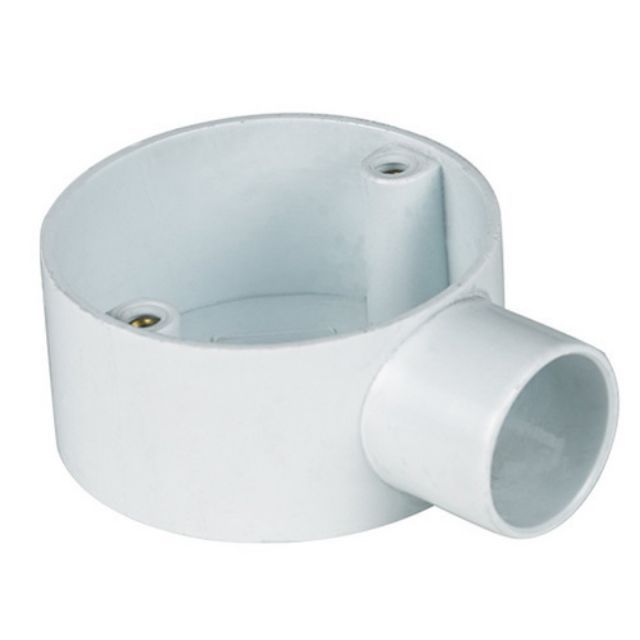 PVC Conduit 1 Way Box 20mm, 3/4