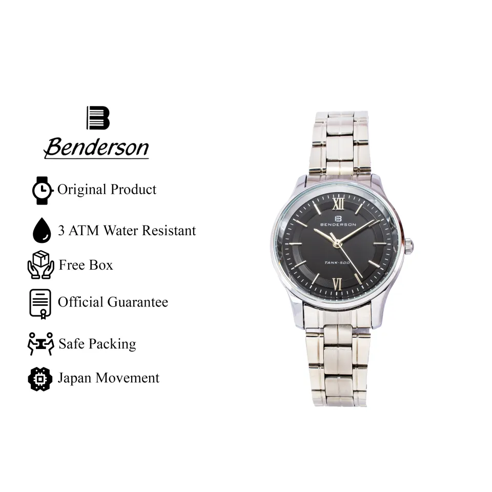 BENDERSON 1698 JAM TANGAN WANITA ELEGAN CASUAL BISNIS ATM WATER