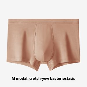 Sea yadou đồ lót nam-quần Quần soóc Boxer nam Modal thoáng khí thoải mái bốn góc morandi màu trơn kháng khuẩn đáy quần bé trai