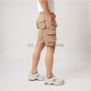 Celana Pendek Pria Polos Rip Cargo Stlye Outfit Cowok Size 28-39 JU0137