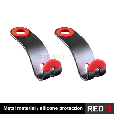 SEAMETAL Alloy Car Seat Back Hook Auto Headrest Hook Universal Interior Storage Hook Hanging Heavy Object