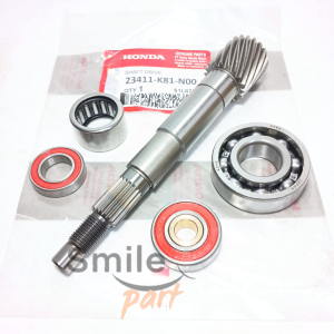 As Pully Beat F1 Esp Beat Pop K81 belakang + bearing bak cvt 6002 kuningan lahar bambu puli 6204 set