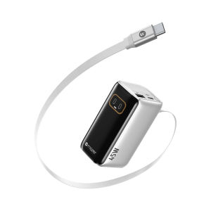 (CCC Certified) Mazer Powerbank 10000mAh PD45W Fast Charging Powerbank with USB-C Cable Lanyard