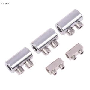 【Special price】Huan For 1.5mm Wire Rope Suspension Clamps Double Hole Metal Copper Clips Cable Sling Tools Fastening Accessories