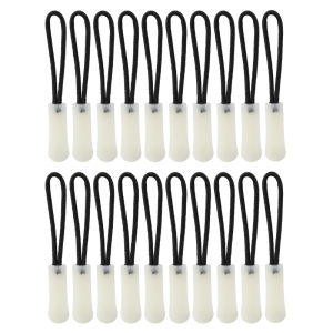 20PCS Luminous Zipper Pull Kit Markers Glow in The Dark Night for Coat Jacket Rucksacks Tent Zippers Outdoor Rucksack Handbag