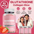 SWEETRIP Glutathione Collagen Glow Gummies Anti-Aging Whitening Beauty Skin Dietary Supplement 60pcs. 