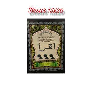 BUKU IQRO (WARNA HITAM) BESAR & KECIL