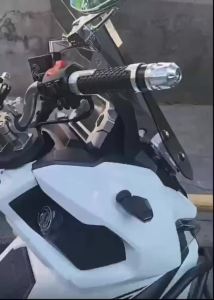 Motorcycle Handlebar Grips for SYM HUSKY ADV 150 300 CNC Rubber Handle Grips Anti Slip Handgrips Scooter Accessories