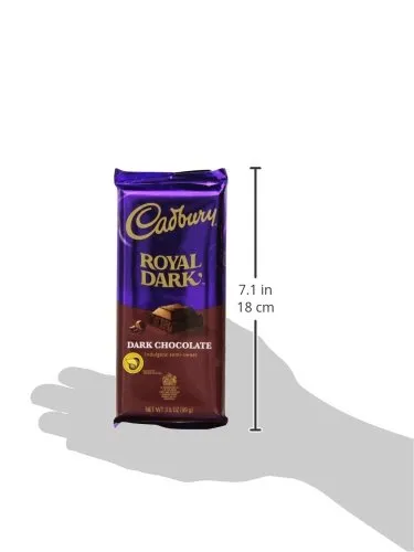Cadbury Royal Dark Chocolate Bar 3.5 oz.