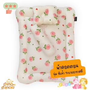 ที่นอนเด็กแรกเกิด รุ่น ฝันดีพลัส | 3 ชิ้น เบาะนอนเด็ก + หมอน + หมอนข้าง✨ ของใช้เด็กแรกเกิด dinodinoo