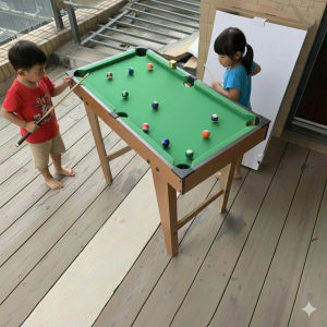 Đồ chơi bàn Bi-A kiểu dáng chân cao bằng gỗ Table Pool TP-70 kích thước 70x40x60cm