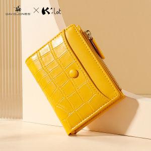 David Jones Paris Crocodile Pattern PU Leather Wallet Card Holder Organiser for Women and Girls