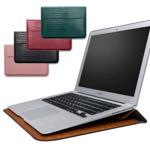 Imitation crocodile leather Laptop Stand Sleeve Bag Notebook Hand Bag for macbook pro air 11 12 13 14 15 16 inch