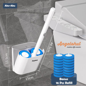 Angelohut S14001 Disposable Toilet Brush  - Sikat toilet silicon flexible sikat WC Pembersih kamar mandi