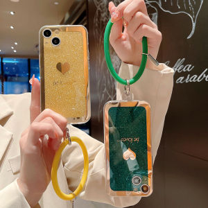 เคสOPPO A38 A58 A78 A98 INS แฟชั่นสวยปลอกซิลิโคนอ่อนนุ่ม OPPO A38 A58 A78 A98 ฝาครอบโทรศัพท์พร้อมแหวนสายรัดข้อมือสีลูกกวาด