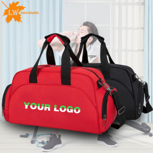 Customize Men Sport Gym Bag Women Yoga Training Bag Travel Bag Duffle Bag DIY Swim Fitness Bag Weekend Bags Printed Logo2026