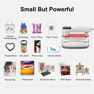 【COD / Fast Shipping】【Ready Stock】Protable Heat Press Machine T-Shirt Printing Easy Heating Transfer Press Iron Machines for Baby Clothes Bags Hats Pads Blanket Phone Case Mouse Pad HTV Vinly Projects DIY Home Business 7x8