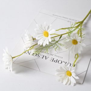 BUNGA DEKORASI / BUNGA HIASAN / BUNGA KRISAN PLASTIK 50CM ARTIFICIAL FLOWER ASTER DAISY BLOSSOM BUKET BUNGA PLASTIK DEKOR BUNGA KRISAN PALSU / BUNGA PALSU / ARTIFICIAL FLOWER / Bunga Hias