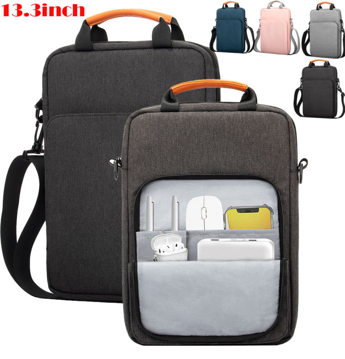 13 Inch Laptop Sleeve Bag with Double Handle for Surface Pro 9/8/X MacBook  Air/Pro 13 14.2 15 Xiaomi Air 13 Notebook Handbag - AliExpress