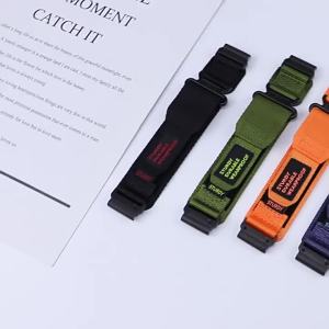 ใช้บังคับ Garmin การ์มิน เฟนิกซ์ Fenix7 สายนาฬิกาสปอร์ตแบบปรับได้ด้วยเวลโคร ทำจากไนลอนถัก