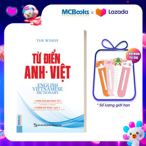 Từ Điển Anh Việt Phiên Bản Bìa Mềm Màu Trắng - Giải Nghĩa Đầy Đủ Ví Dụ Phong Phú