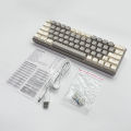 [Shipped within 1 day] ZIFRIEND T62 Mechanical Keyboard 63 键 Type-C 有线 Keyboard 63 键 Hot Swap RGB Backlight. 