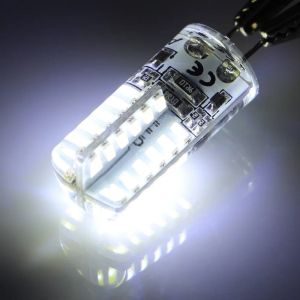 10Pcs G4 LED Capsule Bulbs 12V 3014 SMD 24LEDs 48LEDs Flame Retardant Silicone Cover Warm Cool White ColorfulLights For Landscape Chandelier Fixture