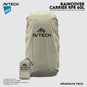 AVTECH - Rain Cover Bag Waterproof Pelindung Tas Anti Air 60-70 Liter - COVER CARRIER 60