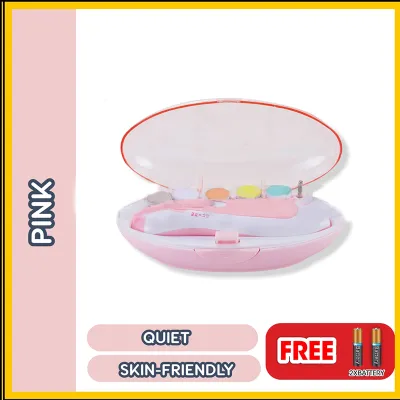 Pemangkas kuku elektrik Electric baby nail trimmer stop when you touch the meat baby wont resist Nail clipper free 6 grinding heads Nail cutter set full set Baby nail clipper Manicure pedicure full set Nails set full set electric nail trimmer 指甲剪