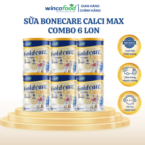 (Combo 6 lon) Sữa bột Wincofood Goldcare Canxi (800g/lon)