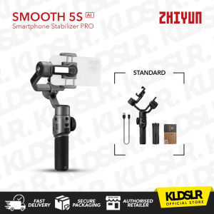 Zhiyun SMOOTH 5S AI Smartphone Gimbal Stabilizer 3 Axis with Tripod [Zhiyun Malaysia Official Warranty]