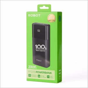 Robot PowerBank Fast Charging 20000mAh RT22S 15W 3 Port Output Led