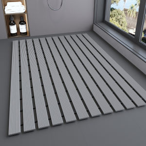 Worthbuy Waterproof Bath Shower Floor Mat Anti Slip TPE Toilet Kitchen Bathroom Floor Mat Bilik Mandi Pelapik