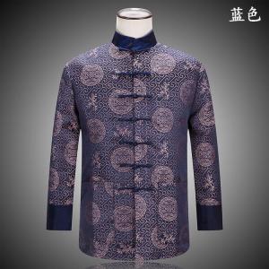 daidai (Ready Stock) Man Men Tang Suit Samfu Tangsuit Chinese CNY Traditional Long Sleeve 男士唐装春秋长袖中式古装汉服上衣棉衣中国风中山装