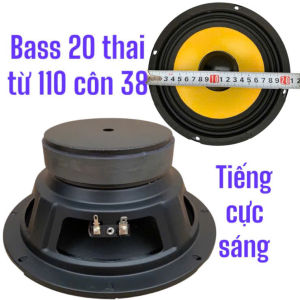 Loa Bass 20 SOWAY từ 110 coil 38 màng vàng - giá 1 cái