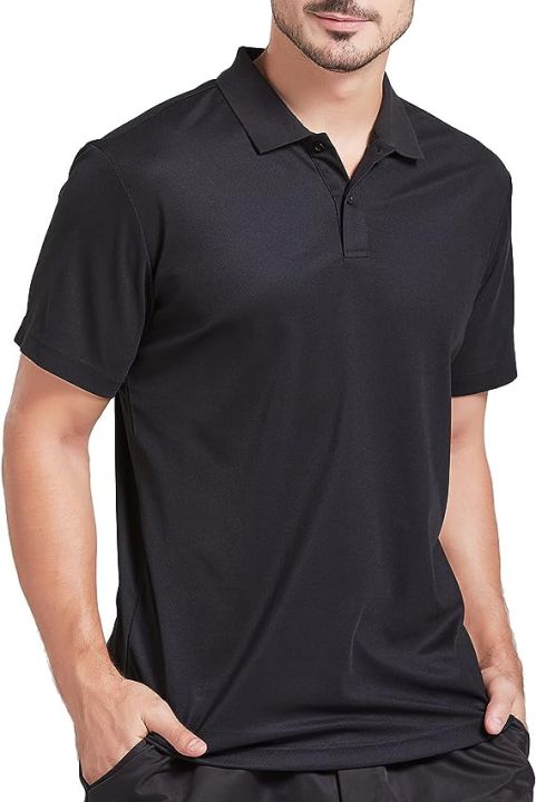 Plain dri hotsell fit polo shirts